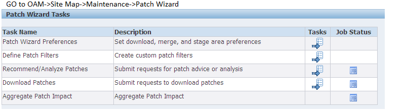 Patch wizard
