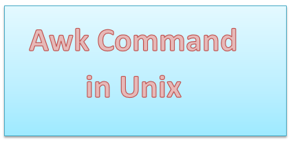 awk command in linux with examples