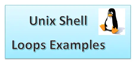 unix shell script for loop example
