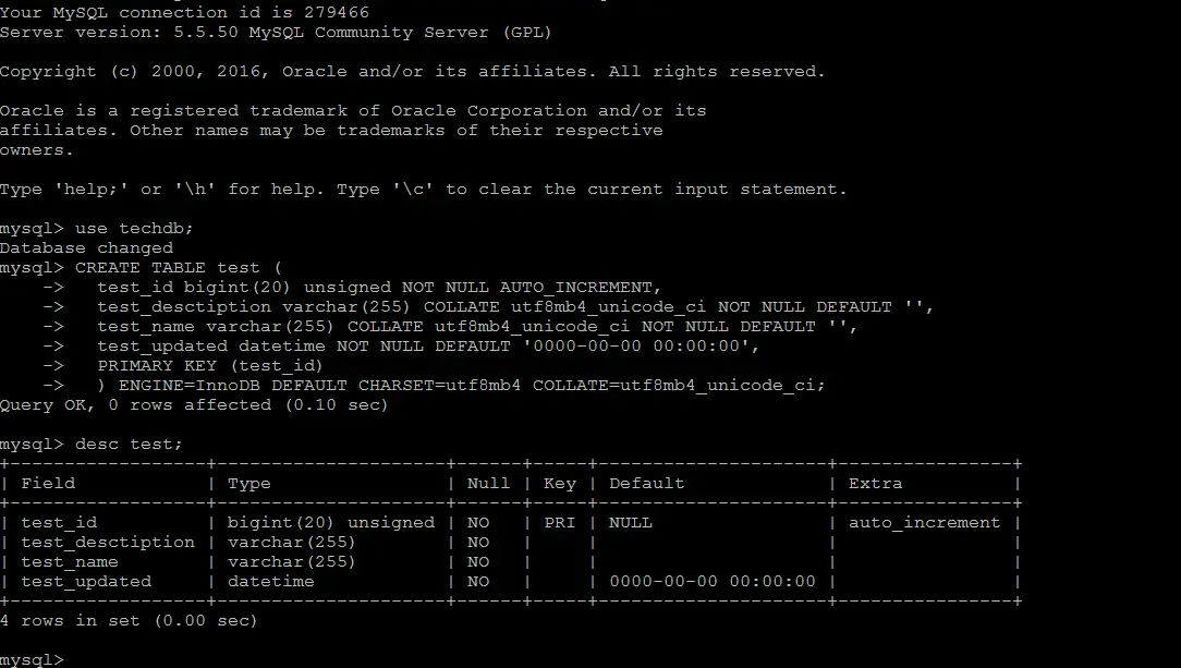 mysql create user syntax