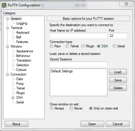 how to use telnet in putty