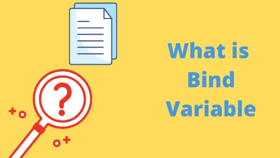 what is bind variable in oracle