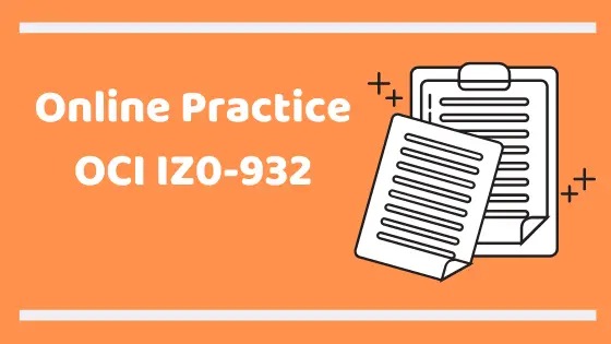 Oracle Cloud Infrastructure 1z0 932 questions