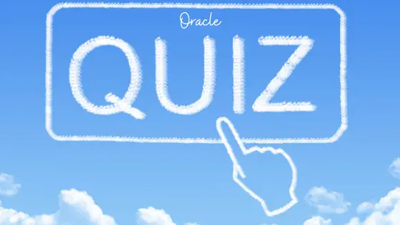 Oracle Quiz