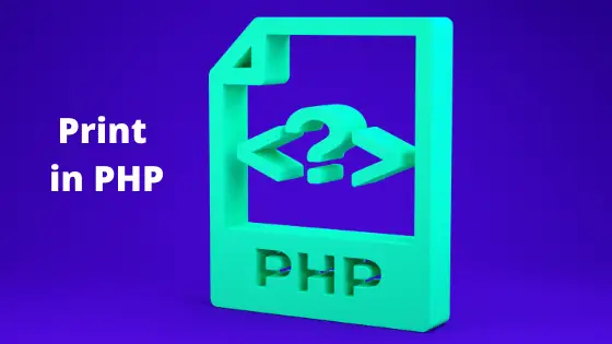 print in php
