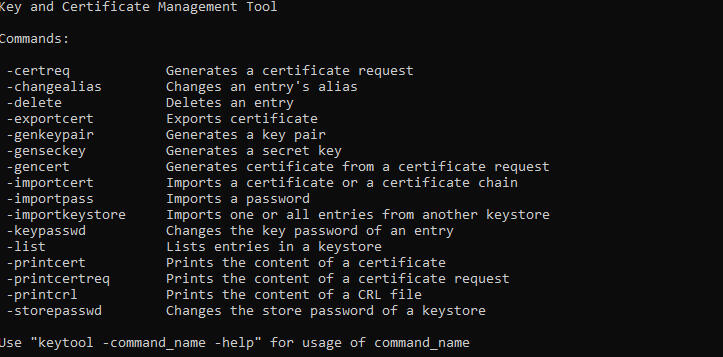 Most Useful keytool command for Linux And Windows Techgoeasy