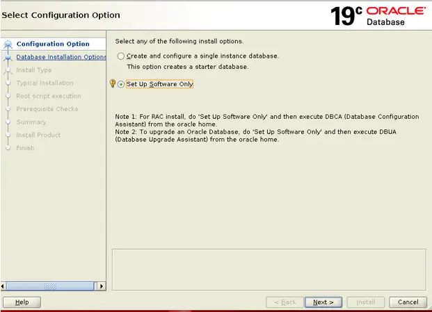 oracle 19c rpm installation on linux