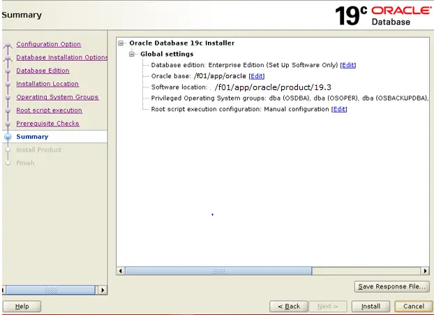 oracle 19c rpm installation on linux