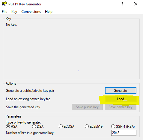 convert private key to ppk
